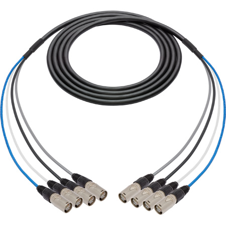 Get larger image of Laird 4-Channel Belden Cat6 Ethernet Cable with etherCON Connectors & 18 Inch Fanouts - 6 Foot
