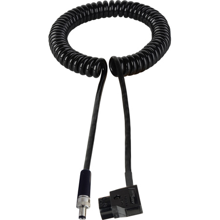 Get larger image of Laird Right Angle D-Tap/Power Tap to Locking 2.1mm DC Plug Power Cable - Coiled 1-3 Foot