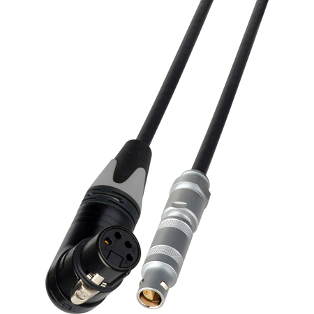 Get larger image of Laird Right Angle 4-Pin Female to Lemo 3-Pin Split-Gender AJA KiPro Series Power Cables