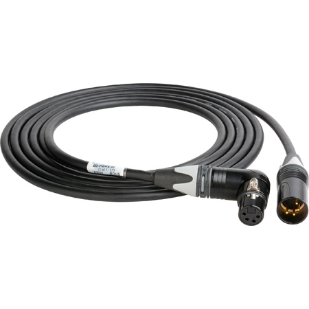 Get larger image of Laird BD-PWR5-01 RA 4-Pin XLRF to 4-Pin XLRM Power Extension Cable for Blackmagic Studio Cameras - 1 Foot
