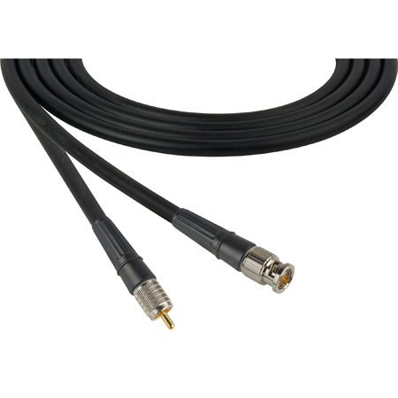 Get larger image of Laird Canare LV-61S RG59 BNC to RCA Video Cable - 18 Inch Black