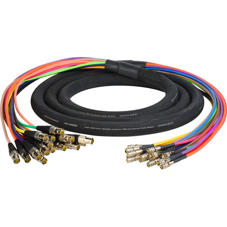 Get larger image of Laird 3G/HD-SDI Gepco VS16230 16-Channel DIN1.0/2.3 to BNC Female Video Adapter Snake Cables