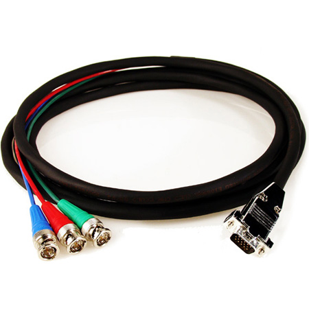 Get larger image of Laird Canare/Trompeter HDTV 3Channel BNC Male to VGA Male Cable