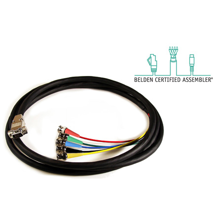 Get larger image of Laird HD 5-BNC To High Density 15-Pin Male Cables