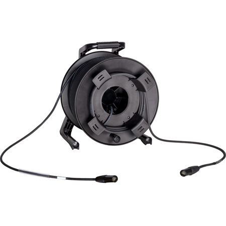 Get larger image of Laird LCR-ST21106A-100 Rugged Indoor/Outdoor SMPTE ST-2110 CAT6A Reel with Retractable etherCON Connectors - 100 Foot