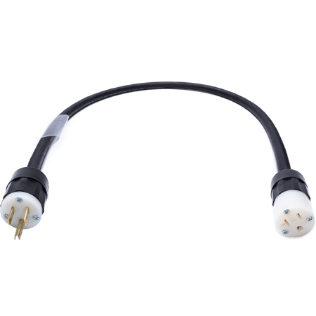 Get larger image of Laird 15 Amp NEMA Plug to 20 Amp NEMA Female Power Adapter Cable - 2 Foot