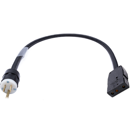 Get larger image of Laird LDC-15NM-BSPF 15 Amp NEMA Plug to Bates Style Stage Pin Female Power Adapter Cable - 2 Foot