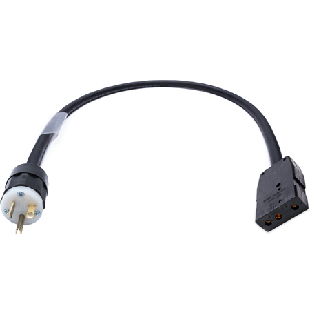 Get larger image of Laird LDC-20NM-BSPF 20 Amp NEMA Plug to Female Bates Style Stage Pin Power Adapter Cable - 2 Foot