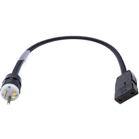 Get larger image of Laird 20 Amp NEMA Plug to Female Bates Style Stage Pin Power Adapter Cable - 2 Foot