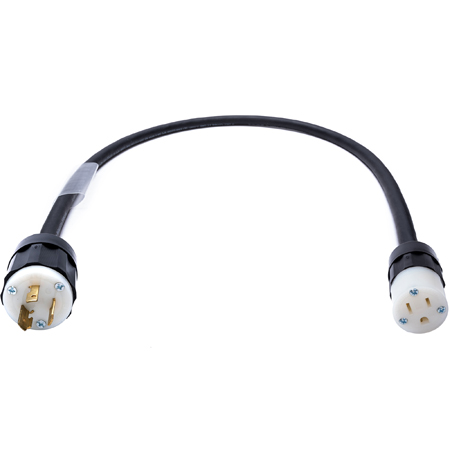 Get larger image of Laird Twistlock Plug to Female 15 Amp NEMA Adapter cable - 2 Foot