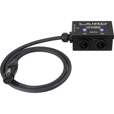 Get larger image of Laird LDC-HS12XLR 12-Volt Twin Input 4-Pin XLR Power Box