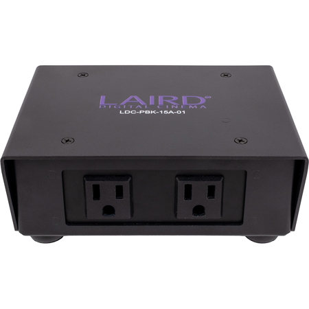 Get larger image of Laird LDC-PBK-15A-01 Neutrik powerCON TRUE1 15-Amp Power Distribution Box to Four (4) Edison Outputs