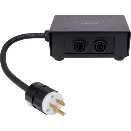 Get larger image of Laird LDC-PBK-15A-03 Edison 15-Amp Power Distribution Box with Four (4) Neutrik powerCON TRUE1 and One (1) Edison Output