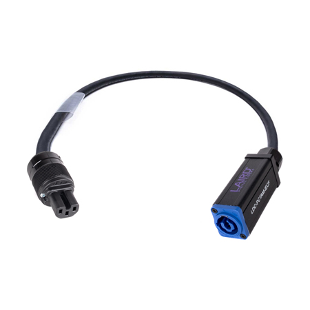 Get larger image of Laird PCTAM-IECF powerCON Neutrik Type A NAC3MPXXA to 15 Amp IEC Female AC Power Adapter - 2 Foot