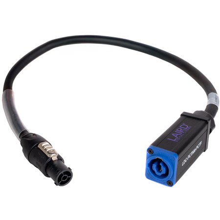 Get larger image of Laird PCTAM-PCTF powerCON Neutrik Type A NAC3MPXXA to powerCON TRUE1 TOP Female AC Power Adapter - 2 Foot