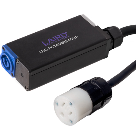 Get larger image of Laird LDC-PCTAMBM-15NF Power Distribution Box Neutrik powerCON Type A to One (1) Type B and One (1) Edison Female