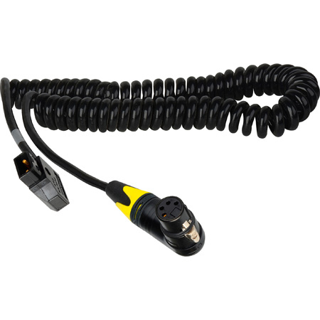 Get larger image of Laird Coiled Powertap F to Right Angle Neutrik 4-Pin XLRM Cable