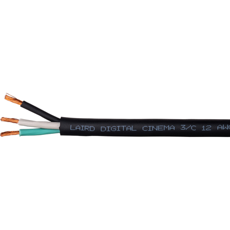 Get larger image of Laird Heavy Duty Bulk Power Cable SJOOW - 300V 12 AWG - Per Foot
