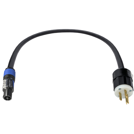 Get larger image of Laird Neutrik powerCON Cables Locking 3-Pin 15A Type A to AC Wall Plug