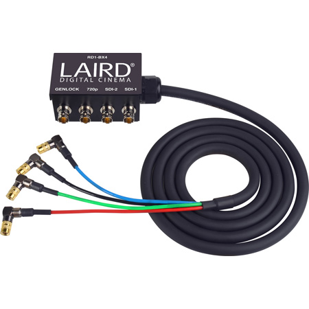 Get larger image of Laird RD1-BX4 Red One Camera to BNC Video Interface Breakout Box