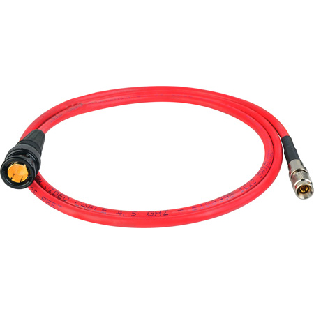 Get larger image of Laird RD1-DINB-3RD 3G-SDI DIN 1.0/2.3 to BNC Male Video Adapter Cable - 3 Foot Red
