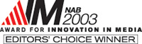 AIM 2003 Editors Choice Award Logo