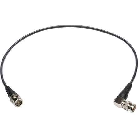 Get larger image of Laird 4855R-BA-B Mini-RG59 12G-SDI/4K UHD BNC to Right Angle BNC Single Link Cable - Black