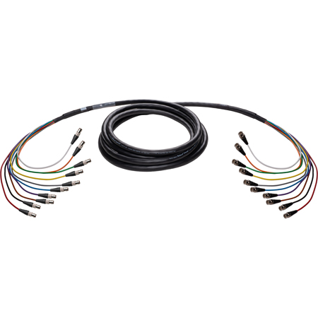 Get larger image of Laird 4855R10-BBF Mini RG-59 BNC Male to Female 12G-SDI/4K UHD Belden 10-Channel Snake Cable - 10 Foot