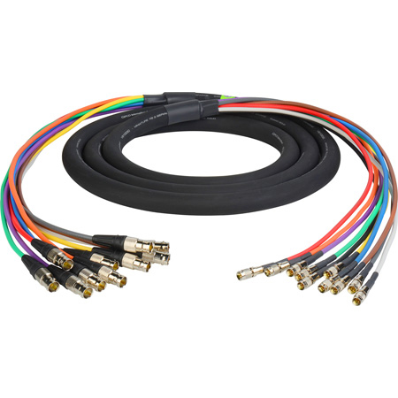 Get larger image of Laird 3G/HD-SDI Gepco VS10230 10-Channel DIN1.0/2.3 to BNC Female Video Adapter Snake Cables