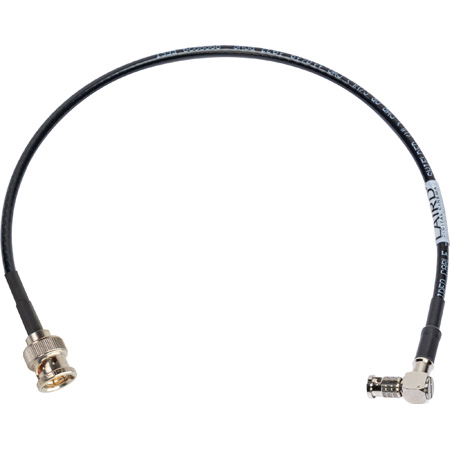 Get larger image of Laird HDBRA4855-B Belden 4855R Standard BNC Male to Right Angle HD-BNC 4K 12G-HD-SDI Video Patch Cable